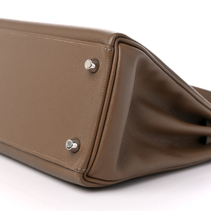 Hermes Evercolor Kelly Retourne 28 Beige De Weimar 9 of 12
