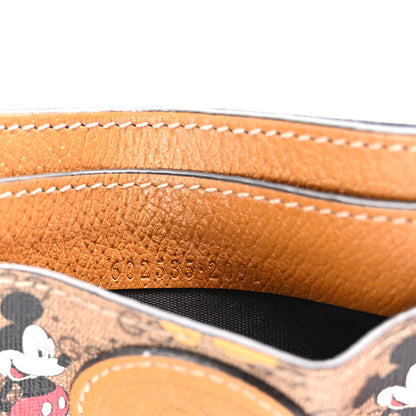 Gucci X DISNEY Mini Vintage GG Supreme Monogram Mickey Mouse Card Holder Beige Vintage Sun Oil 7 of 8