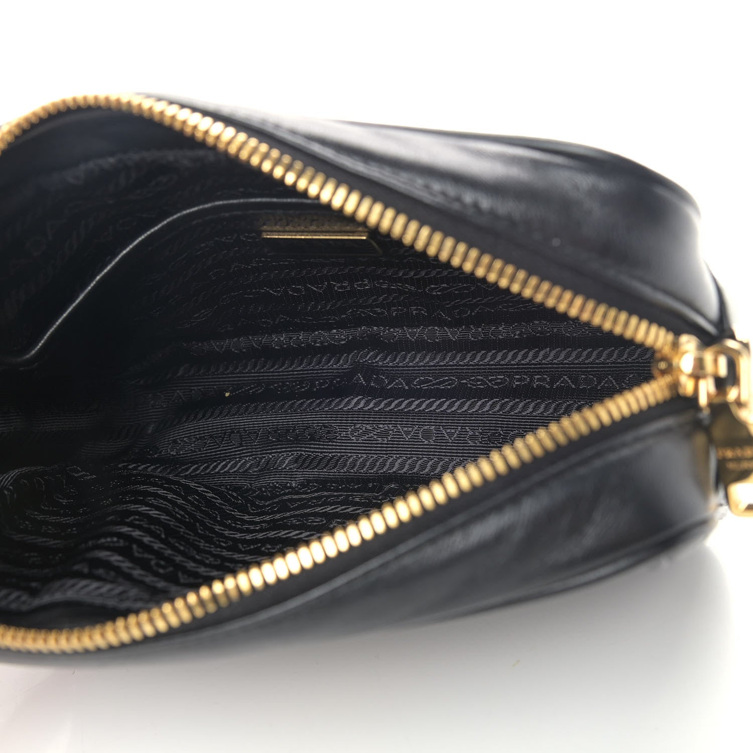 Prada Nappa Gaufre Camera Bag Black 5 of 9