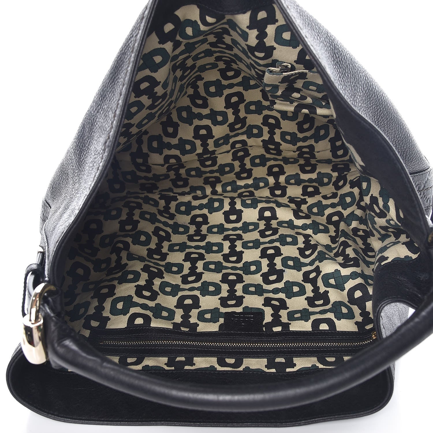 Gucci Leather Guccissima Trim Large Signoria Hobo Black 6 of 10