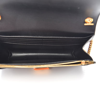 Mulberry Smooth Calfskin Cheyne Clutch Indigo Clay Black 4 of 12