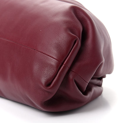 Bottega Veneta Smooth Butter Calf The Pouch Oversized Clutch Bordeaux 7 of 9