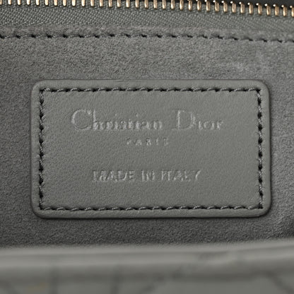Christian Dior Ultra Matte Calfskin Cannage Large Lady Dior Grey Stone 5 of 11