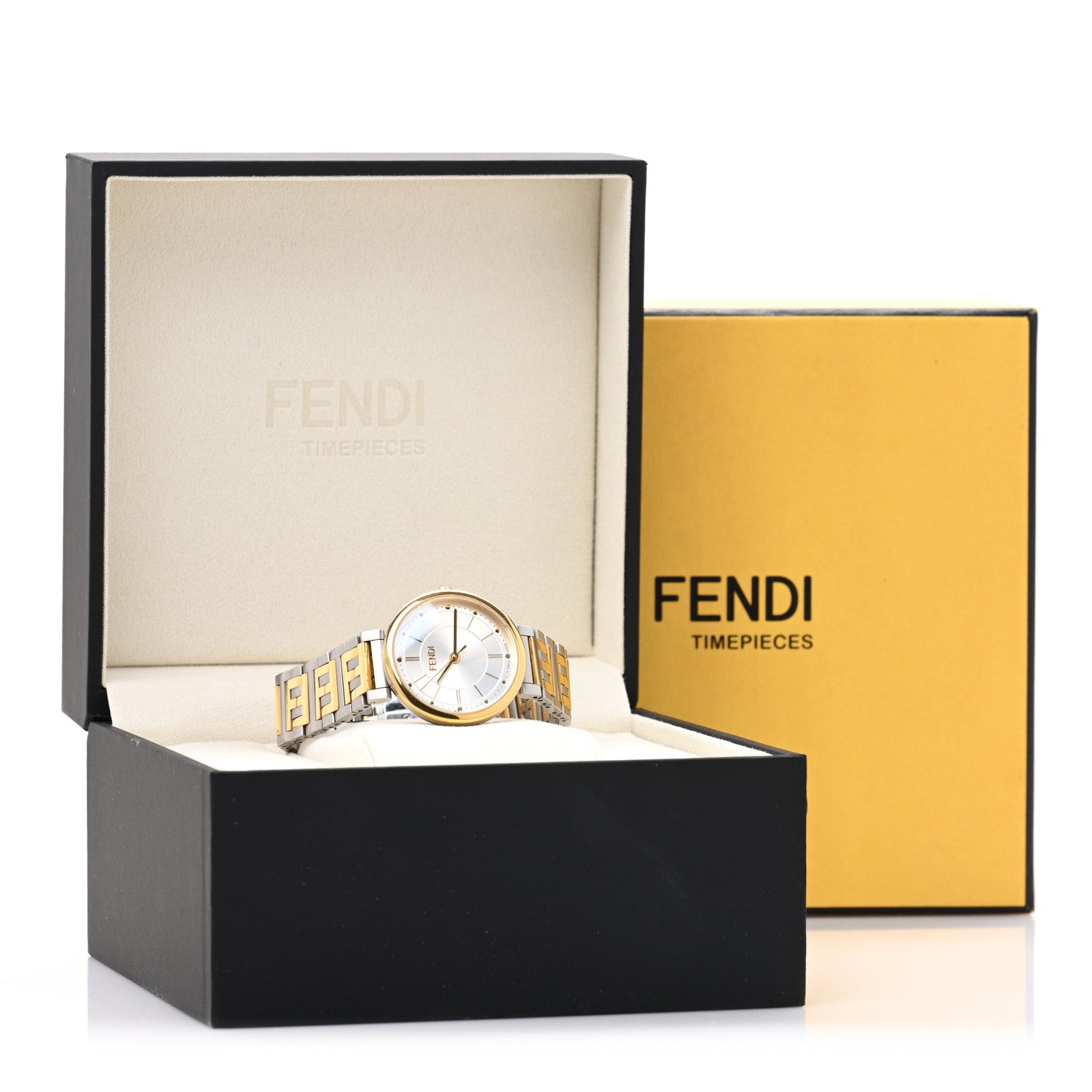 Fendi Stainless Steel 29mm Fendi Forever Quartz Watch Silver 5 of 5