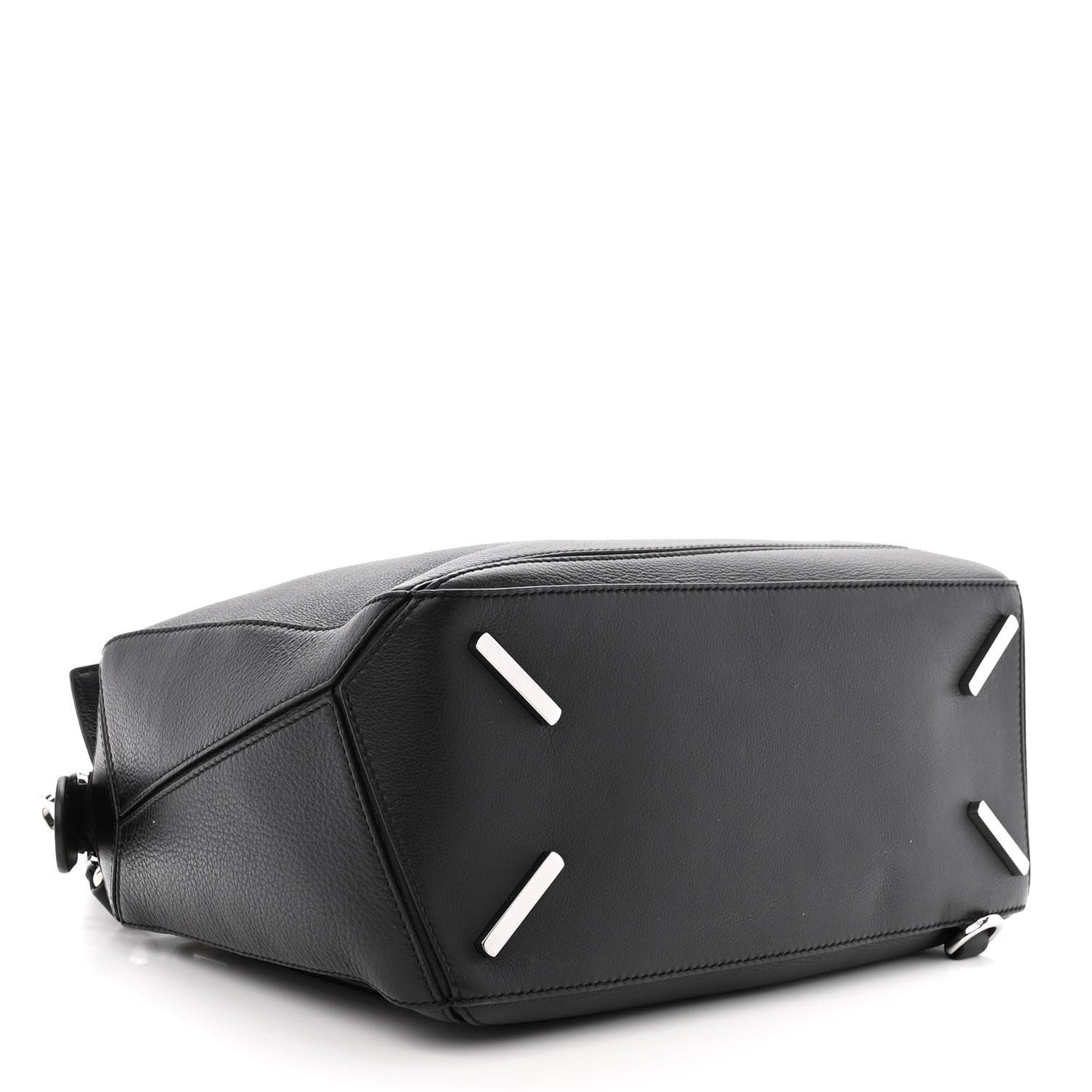 Calfskin Medium Puzzle Bag Black