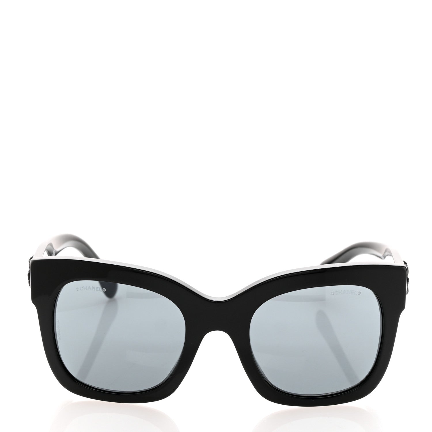 Chanel Acetate Square Sunglasses 5357-A Black 2 of 8