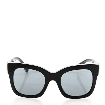 Chanel Acetate Square Sunglasses 5357-A Black 2 of 8