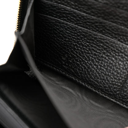 Gucci Pebbled Calfskin Soho Zip Around Wallet Black 6 of 11