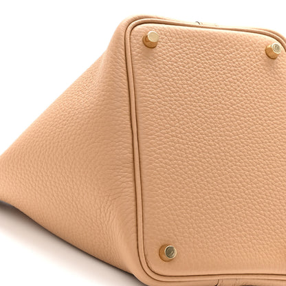 Hermes Taurillon Clemence Picotin Lock 18 PM Chai 8 of 9