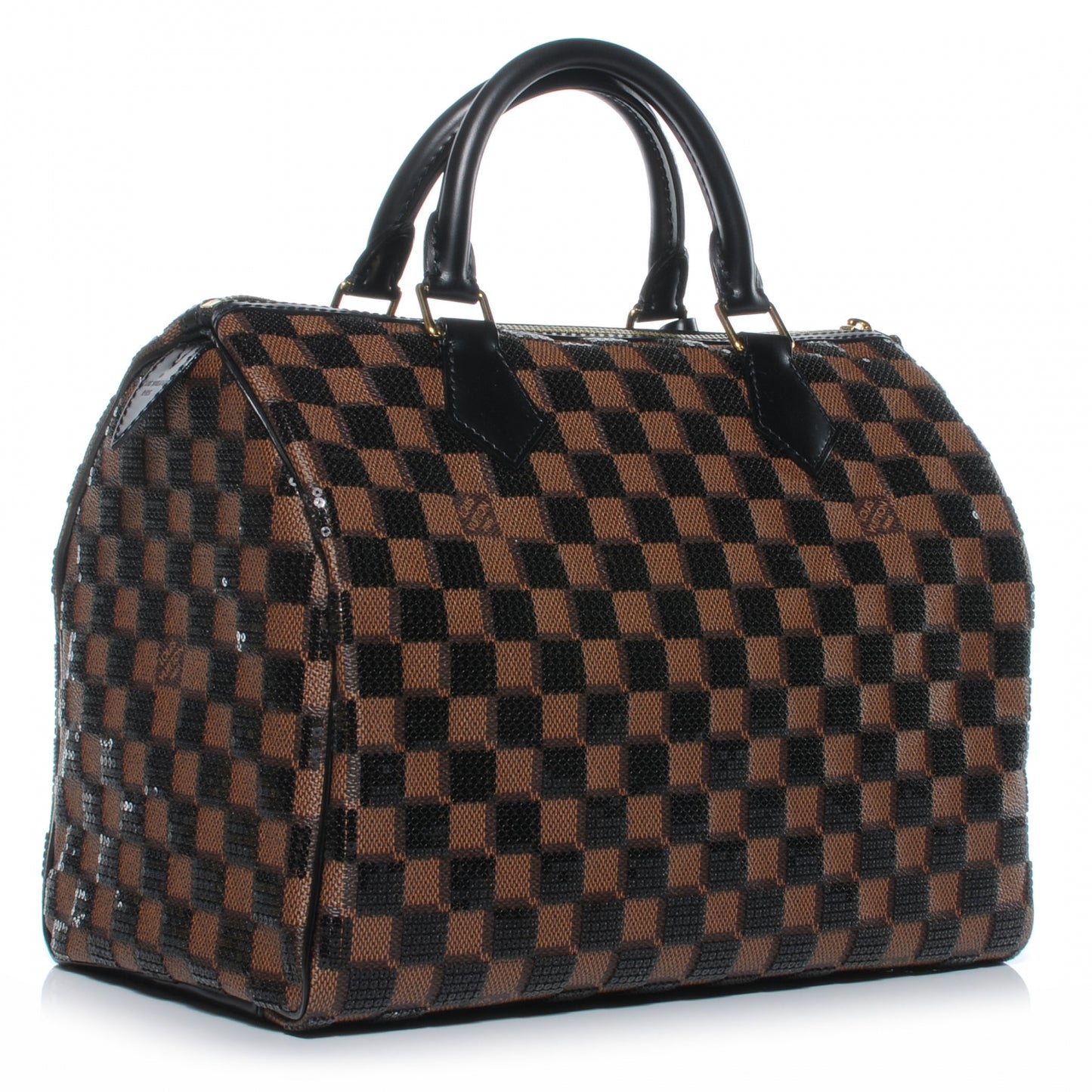 Damier Paillettes Speedy 30 Black