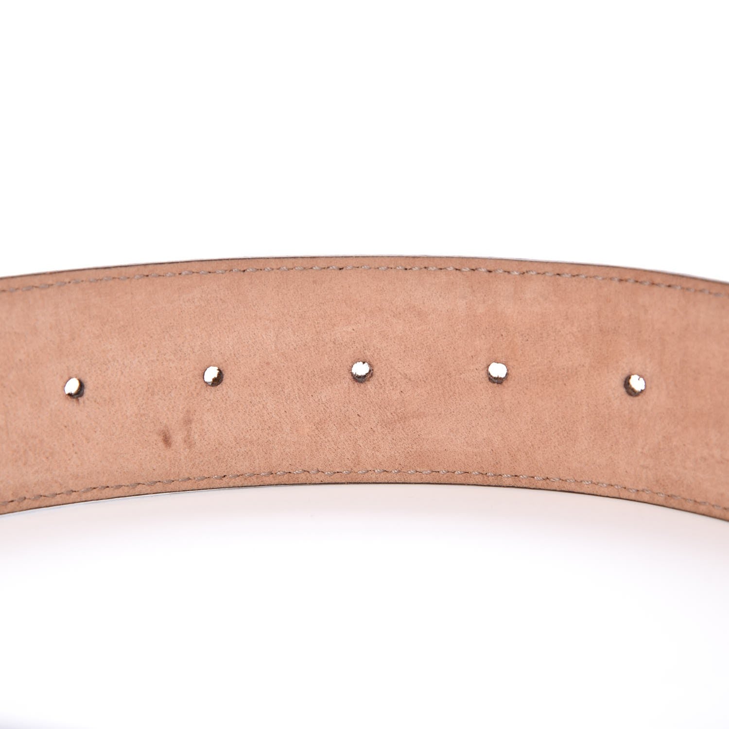 Gucci Monogram Interlocking G Belt 75 30 Off White 5 of 6