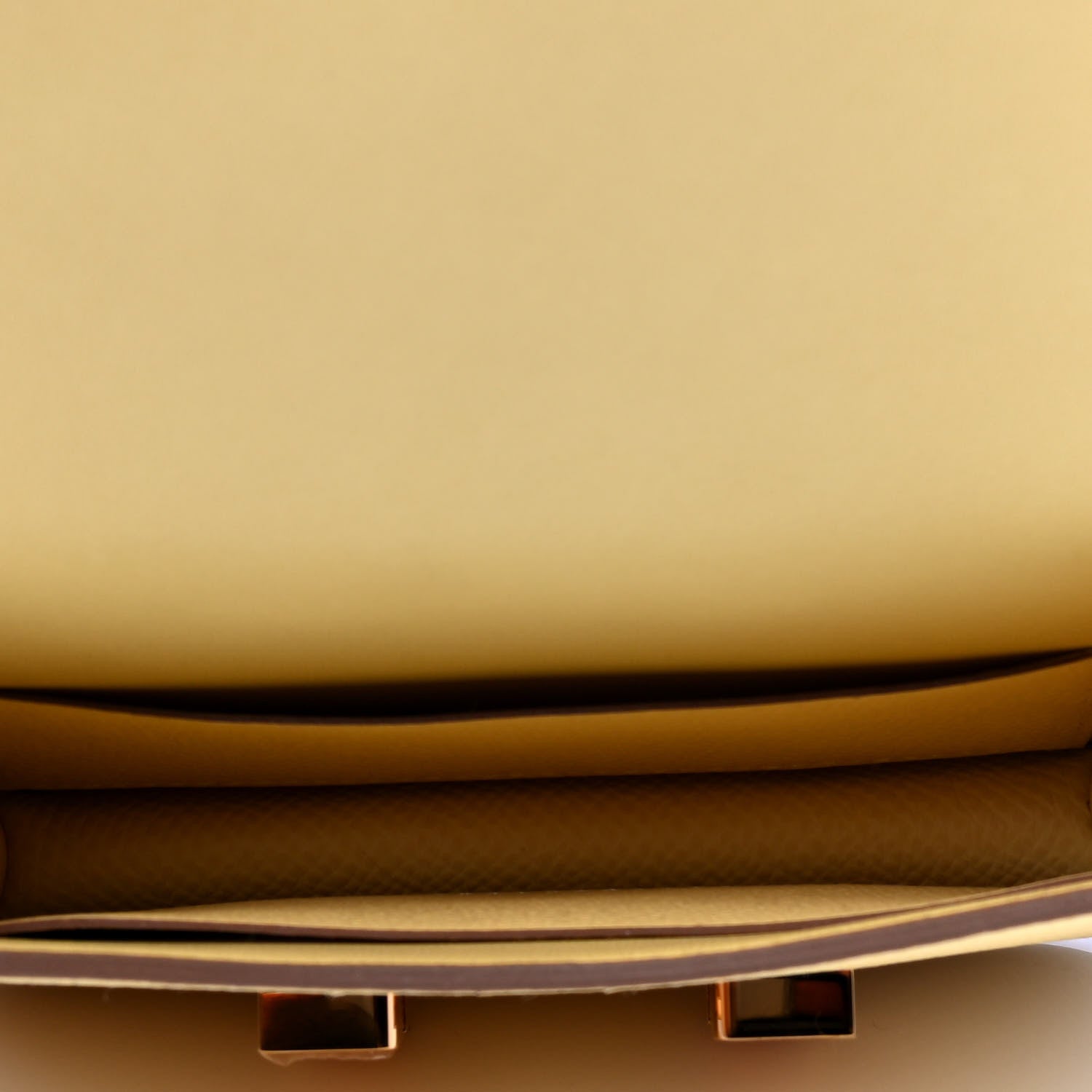 Hermes Epsom Constance Slim Wallet Jaune Poussin 3 of 8