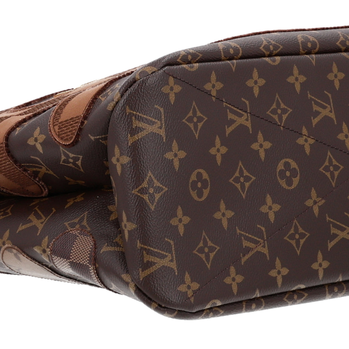 Louis Vuitton Monogram Landscape Shopper Tote MM Brown 8 of 9