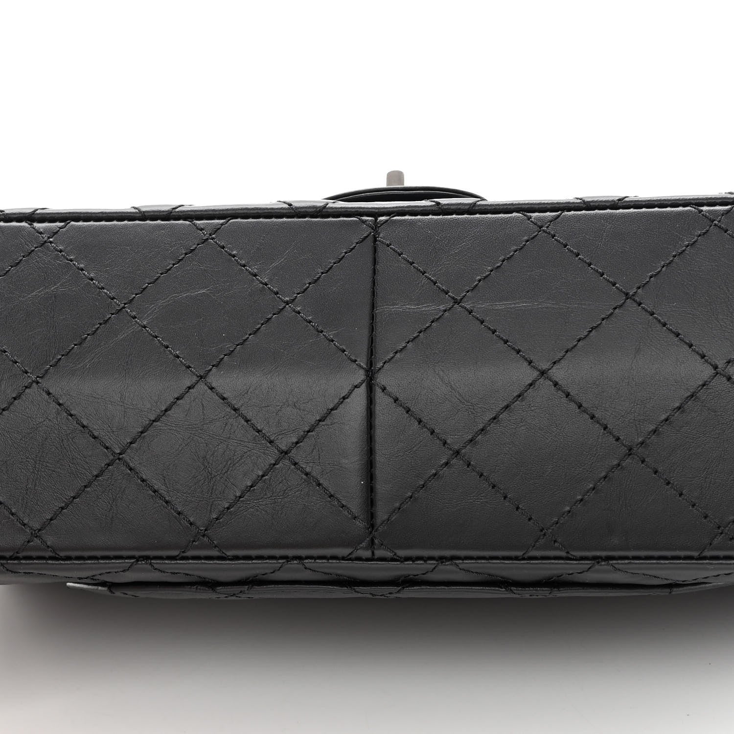 Chanel Aged Calfskin Quilted 2.55 Reissue 226 Flap Black 13 of 15
