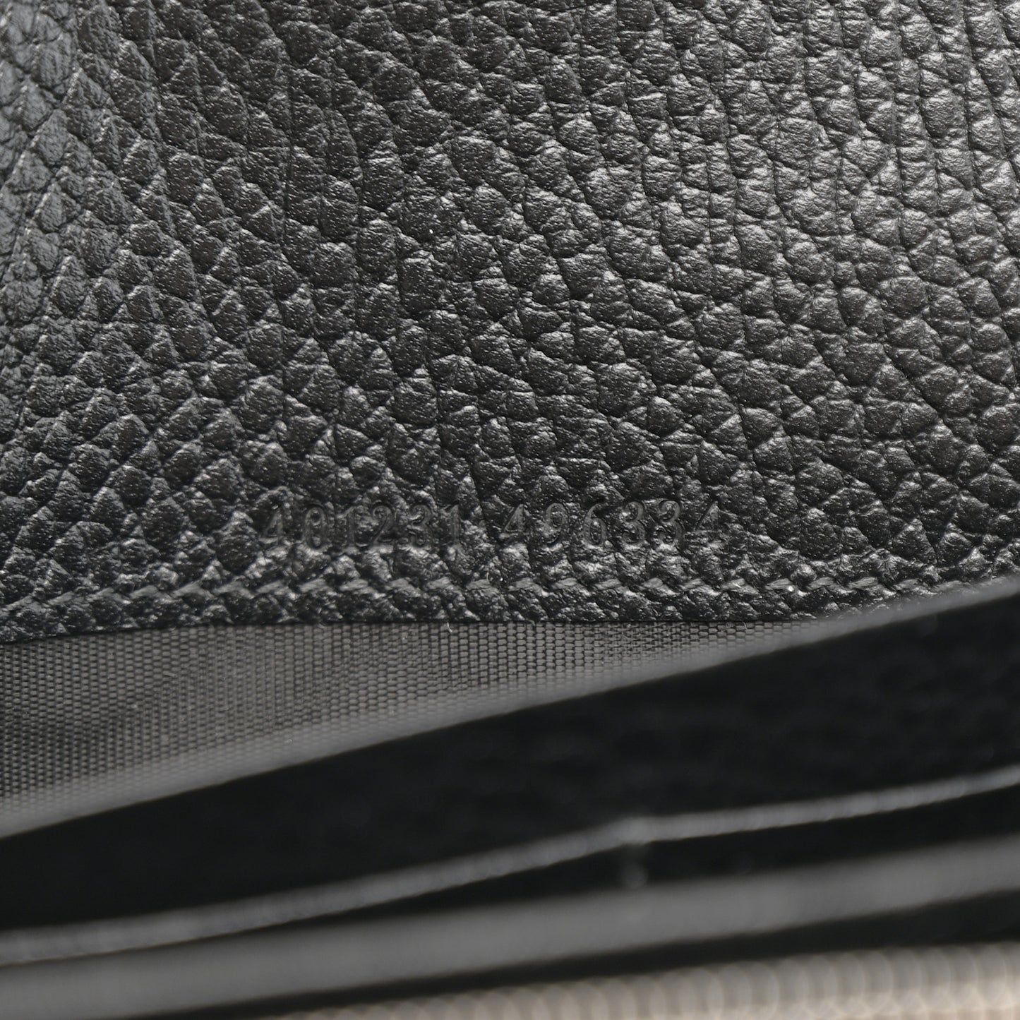 Calfskin Mini Dionysus Chain Wallet Black