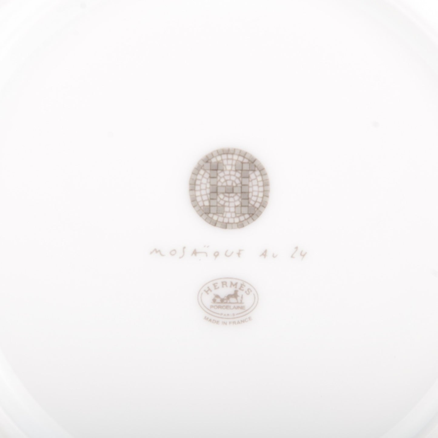 Porcelain Mosaique Au 24 Platine Breakfast Saucer