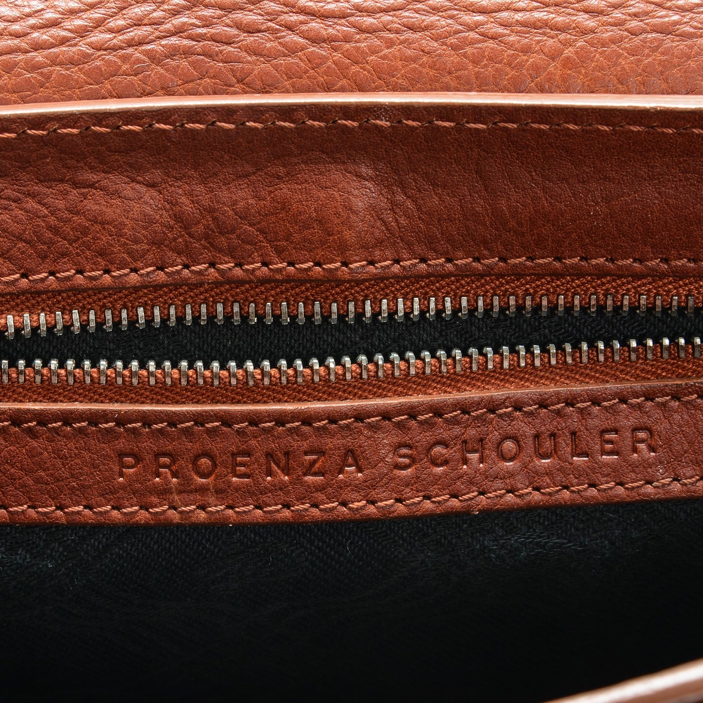 Calfskin Mini PS11 Classic Shoulder Bag Saddle