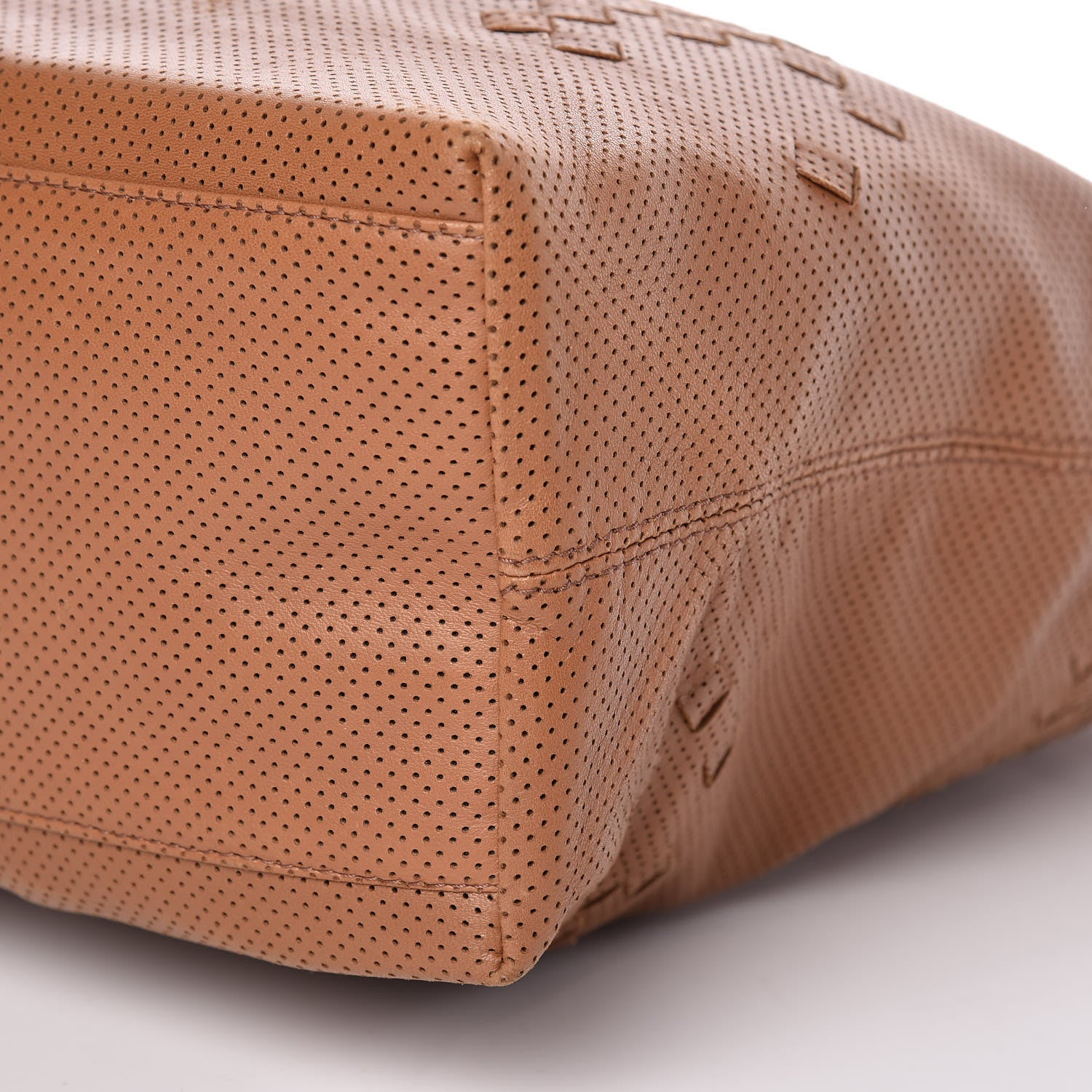 Bottega Veneta Nappa Intrecciato Perforated Regent Tote Noce 6 of 10
