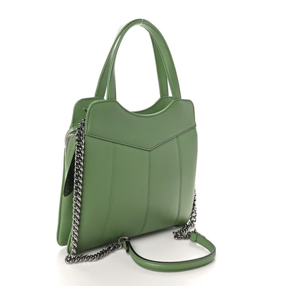 Gucci Senna Calfskin Petite GG Small Tote Bag Green Soil Grass 3 of 10