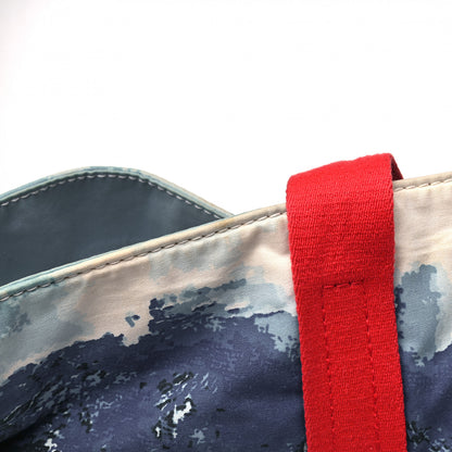 Chanel Canvas Surf Tote Red Blue 18 of 19