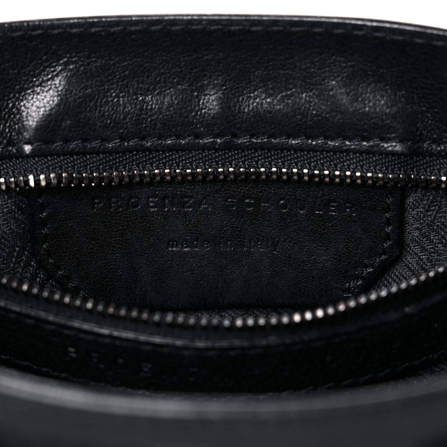 Lambskin PS1 Mini Pouch Messenger Black