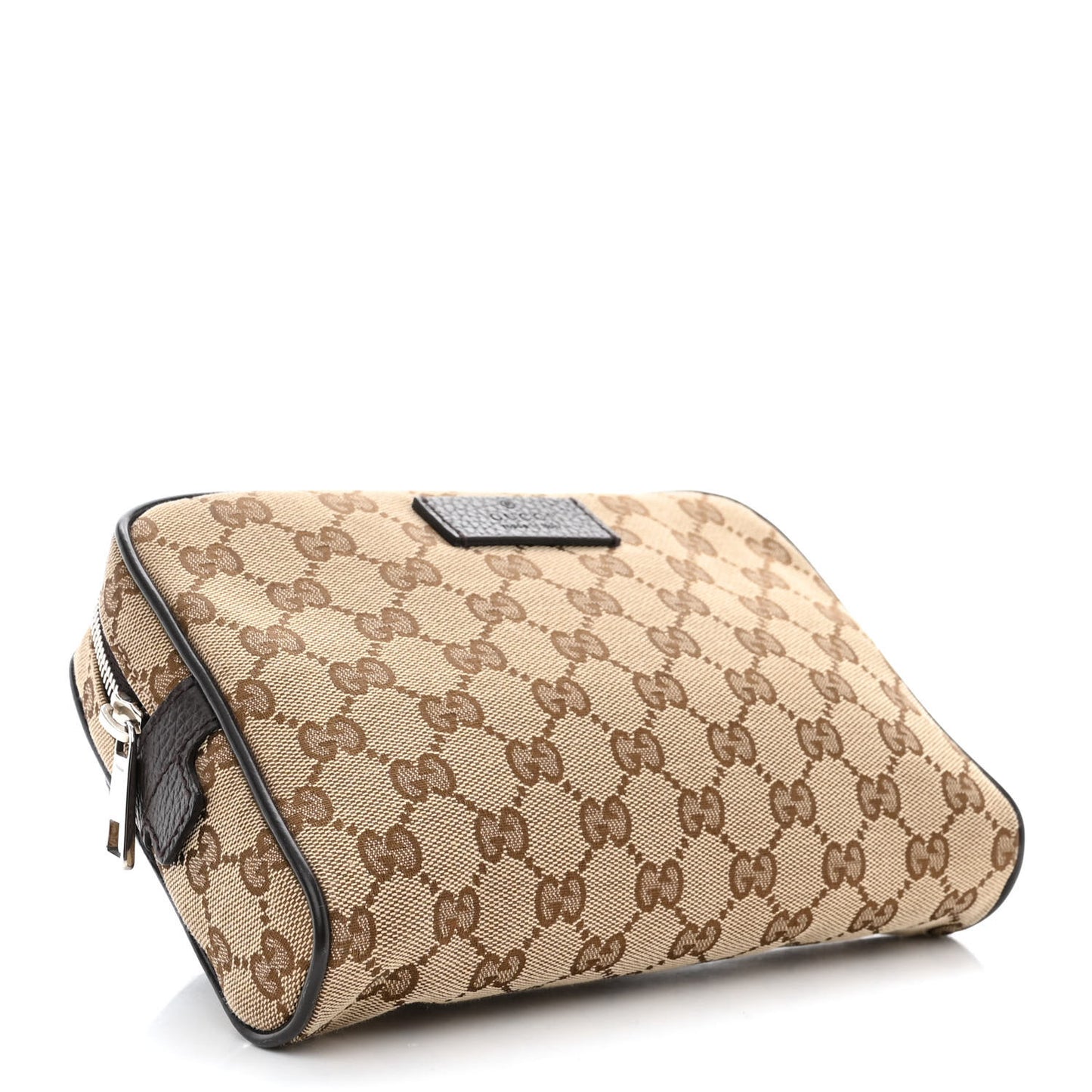 Monogram Dollar Calfskin Belt Bag Beige Ebony Testa di Moro Marrone Scuro
