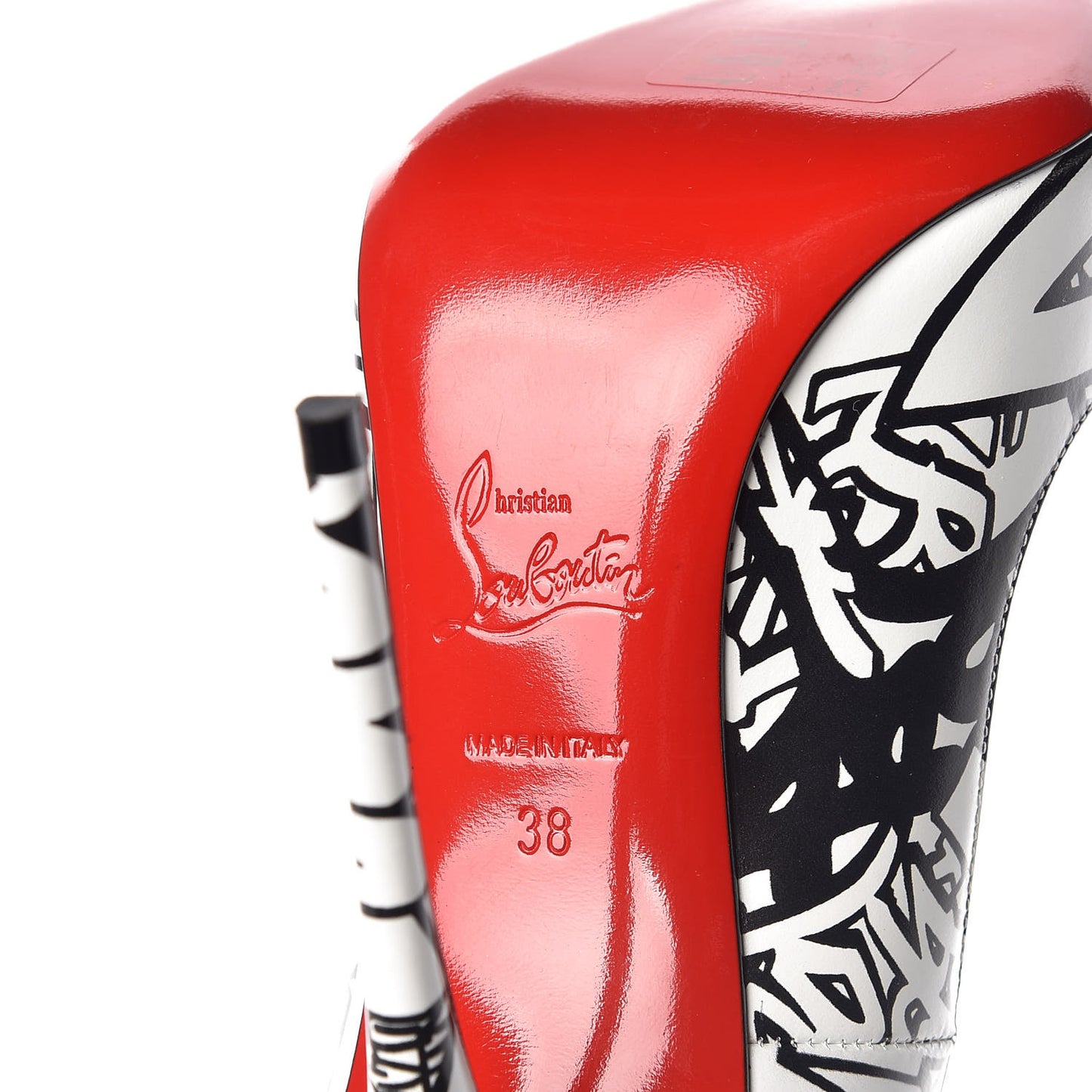 Calfskin WallGraf So Kate 120 Pumps 38 Black White