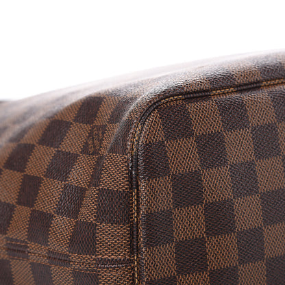Louis Vuitton Damier Ebene Neo Neverfull MM Rose Ballerine 10 of 17