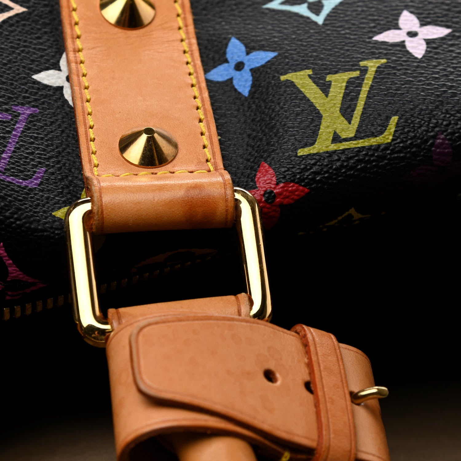 Louis Vuitton Monogram Multicolor Keepall 45 Black 15 of 18