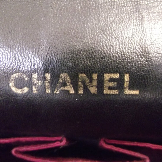 Lambskin Double Flap Mademoiselle Chain Bag