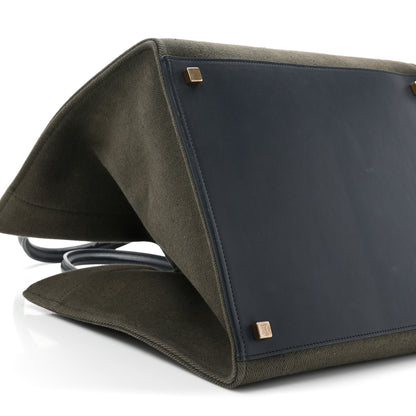 Celine Cotton Canvas Medium Phantom Luggage Olive 8 of 13
