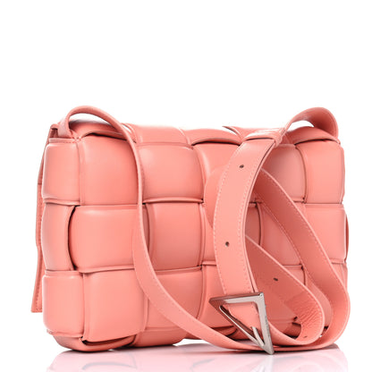 Bottega Veneta Nappa Maxi Intreccio Padded Cassette Crossbody Bag Peachy 3 of 8