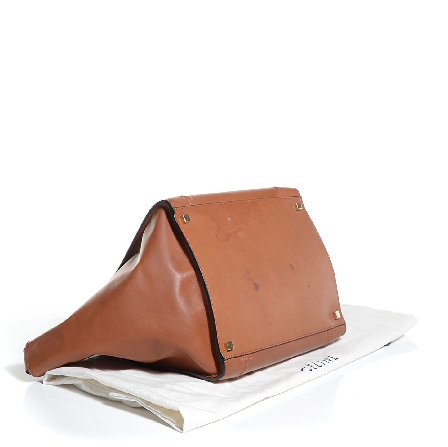 Natural Calfskin Medium Phantom Luggage Tan