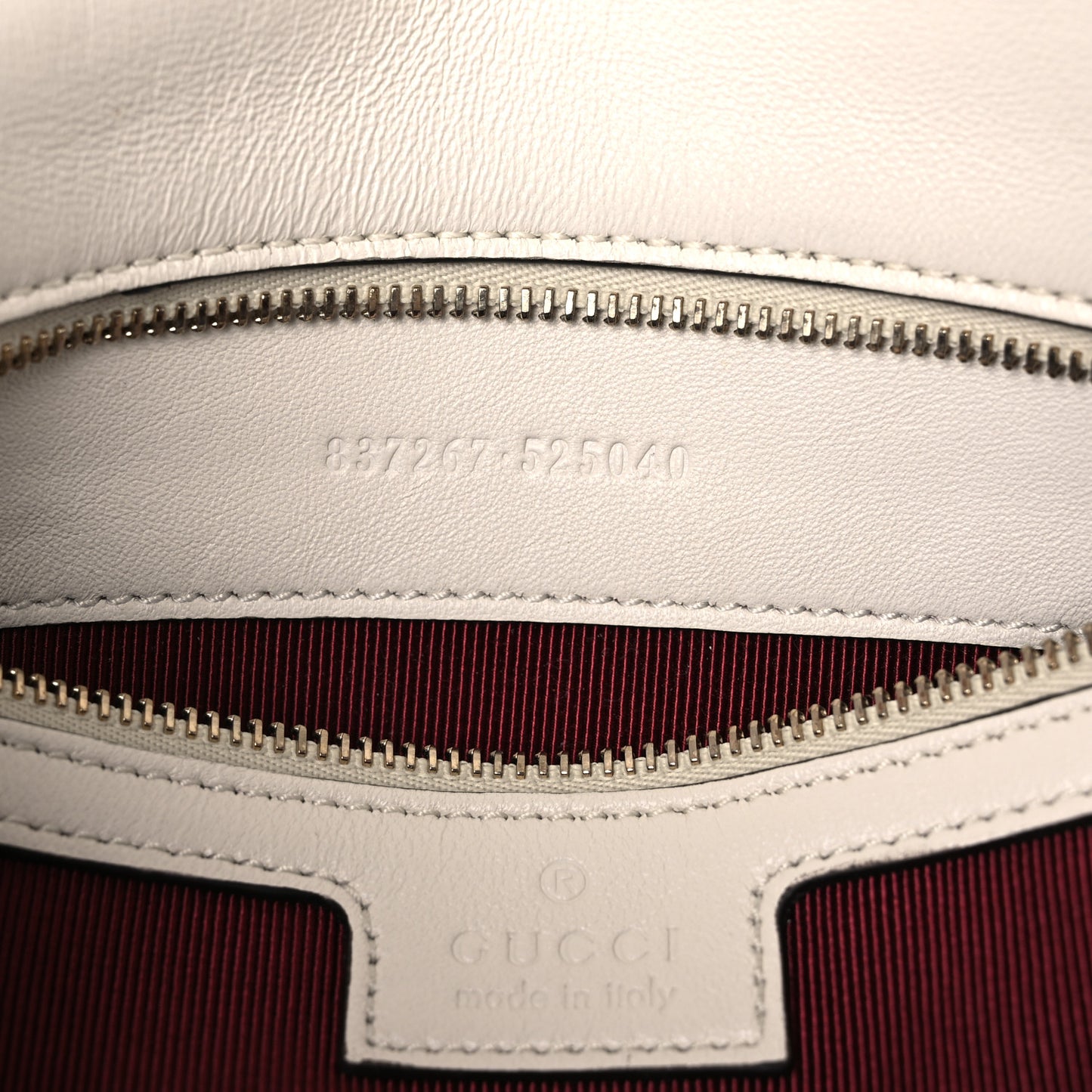 Lambskin Matelasse Medium GG Marmont Shoulder Bag White