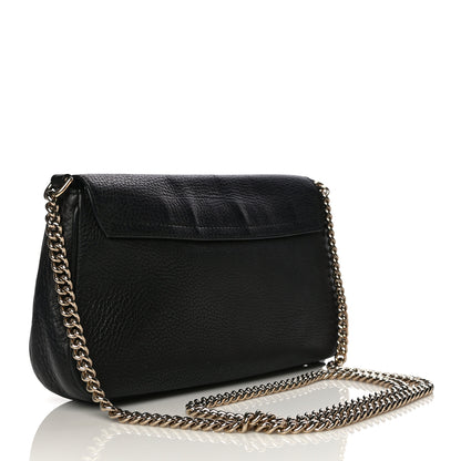 Gucci Pebbled Calfskin Medium Soho Flap Crossbody Black 3 of 21