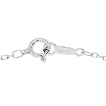 Mikimoto 18K White Gold Blue Sapphire Akoya Pearl 7.5mm Everyday Esentials Pendant Necklace 4 of 5