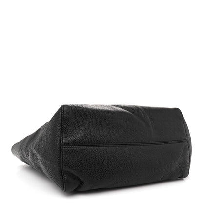Gucci Pebbled Calfskin Small Swing Tote Black 4 of 16