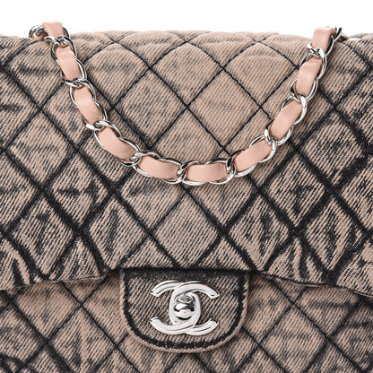 Chanel Washed Denim Quilted Small Denimpression Flap Rose Clair 10 of 11