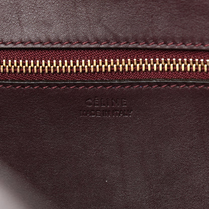 Celine Smooth Calfskin Small Tie Knot Tote Burgundy 6 of 18