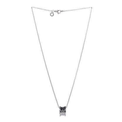 Bulgari 18K White Gold B.Zero1 Pendant Necklace 3 of 6