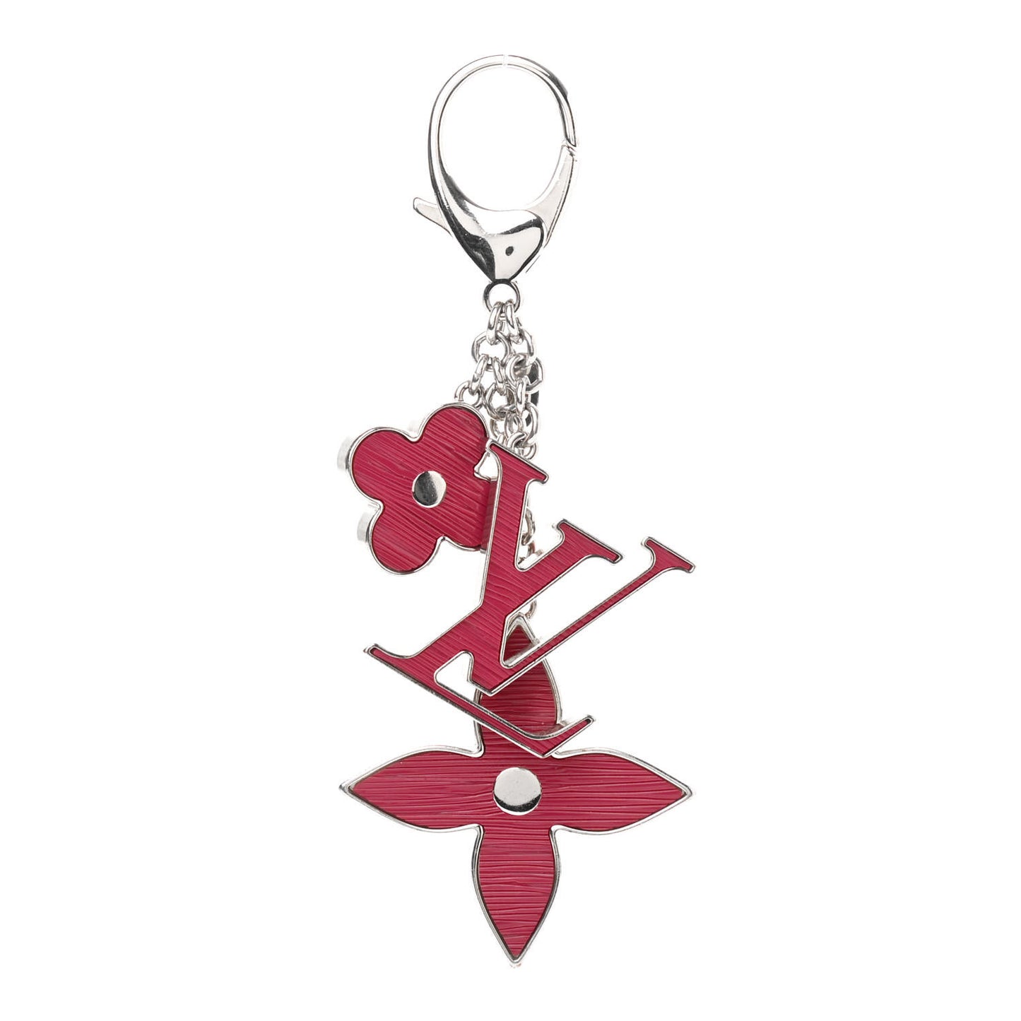 Fleur d Epi Bag Charm Fuchsia