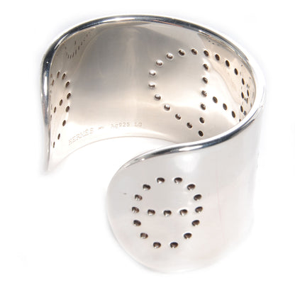 Hermes Sterling Silver Eclipse Cuff Silver Large 5 of 5