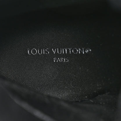 Louis Vuitton Suede Calfskin Monogram Star Trail Ankle Boots 39 Black 7 of 11
