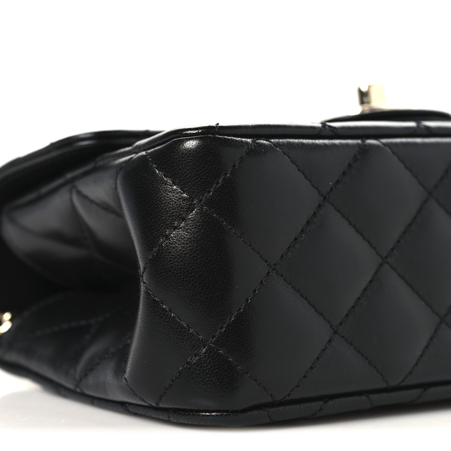 Chanel Lambskin Quilted Mini Crystal Top Handle Rectangular Flap Black 9 of 11