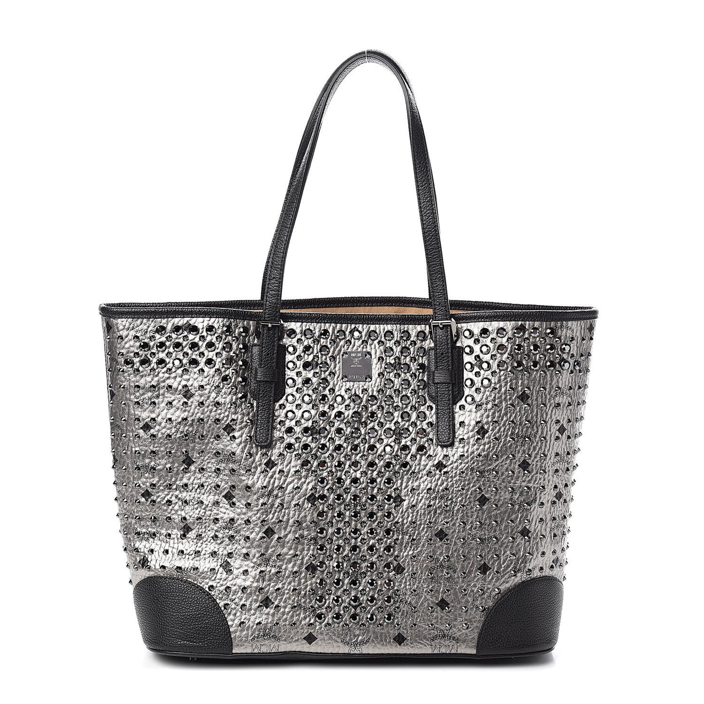 Visetos Diamond Medium Tote Silver