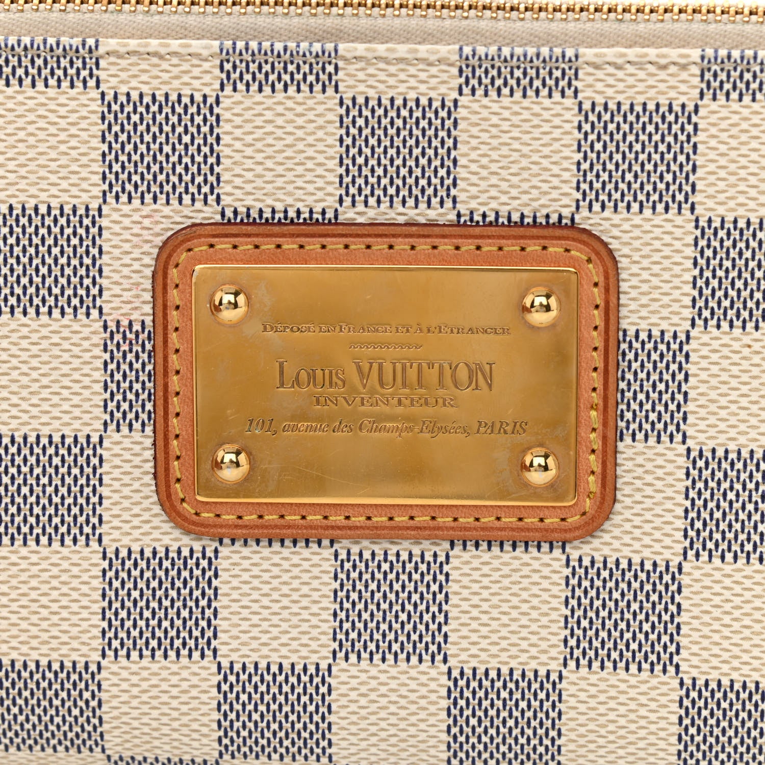 Louis Vuitton Damier Azur Eva Clutch 8 of 10