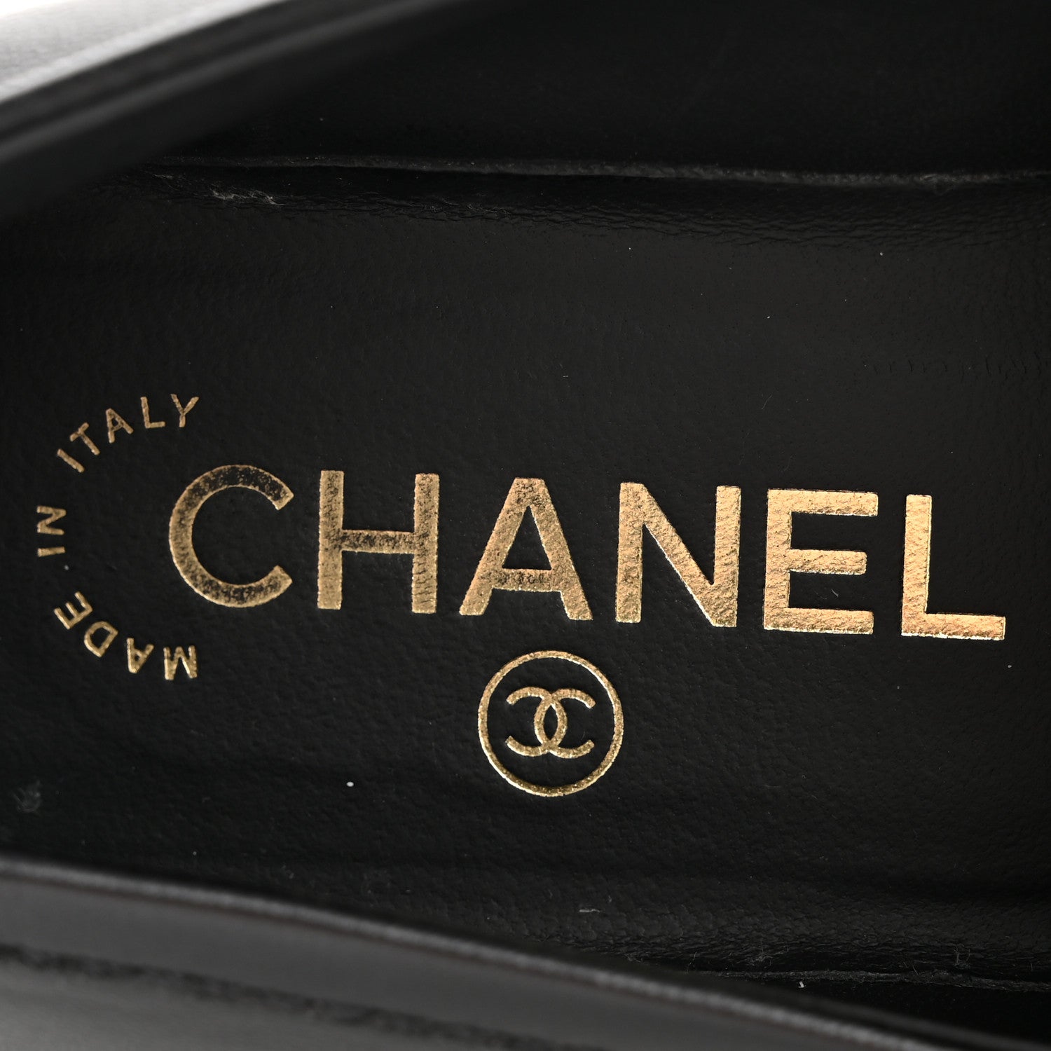 Chanel Lambskin Quilted CC Turnlock Loafers 38 Black 1816424