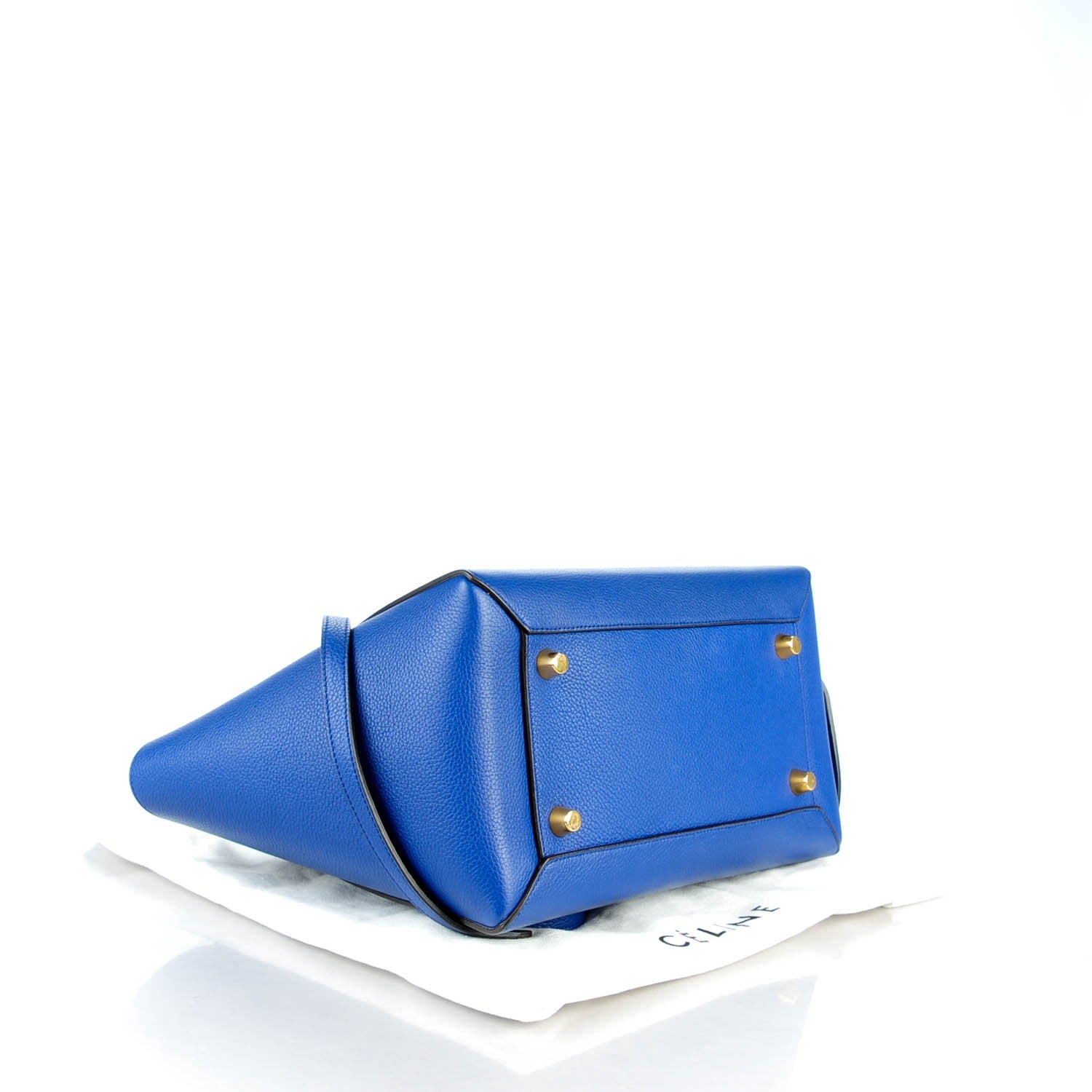Celine Grained Calfskin Mini Belt Bag Cobalt 4 of 7