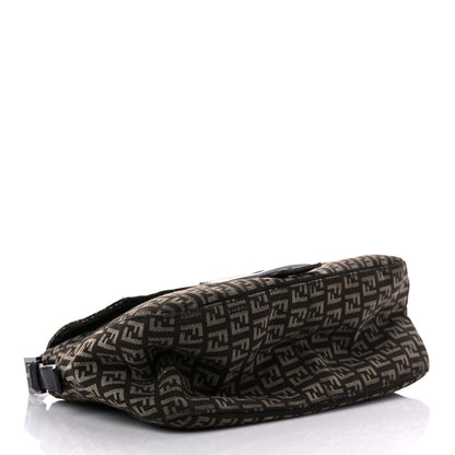 Fendi Zucchino Vitello Mama Baguette Testa di Moro Beige 3 of 17