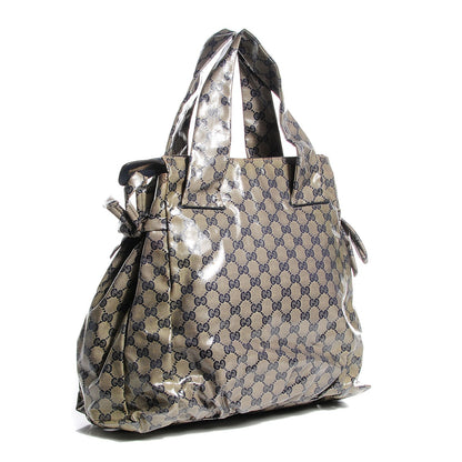 Gucci Crystal Monogram Hysteria Tote Navy Blue 3 of 7